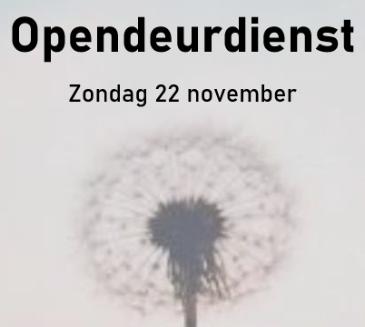 Opendeurdienst 22 november